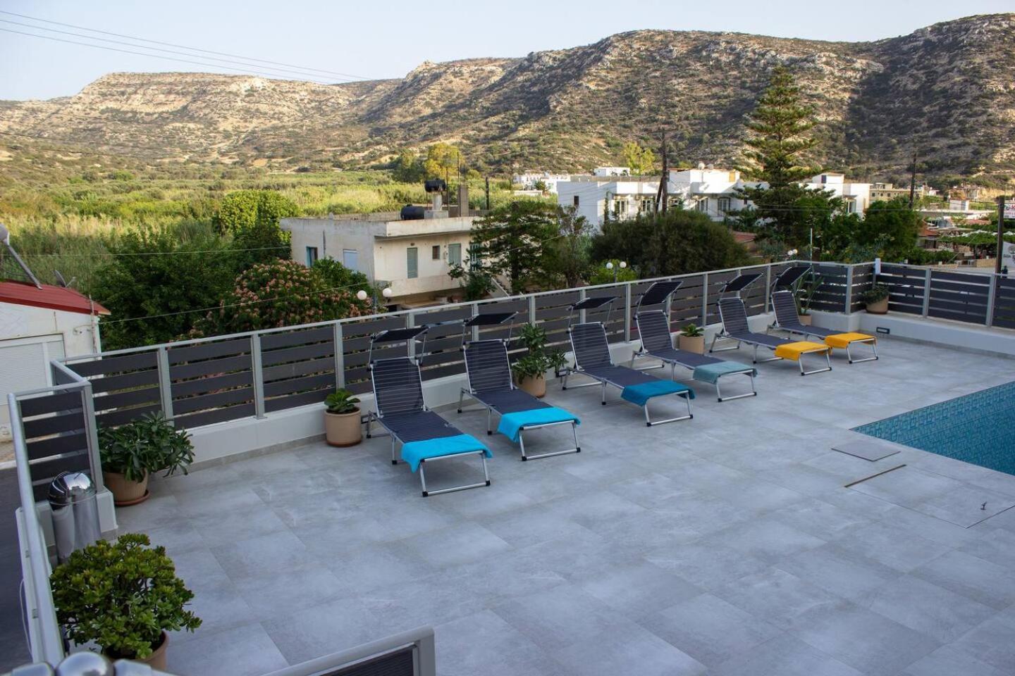 Maistro Suites With Pool, Matala מראה חיצוני תמונה