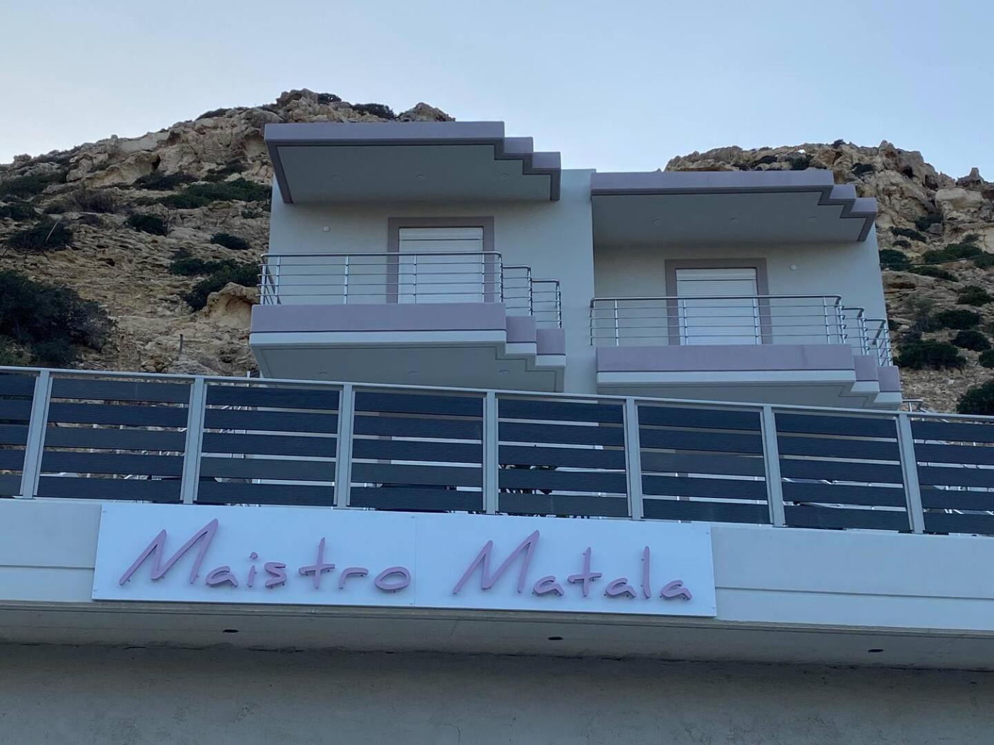 Maistro Suites With Pool, Matala מראה חיצוני תמונה